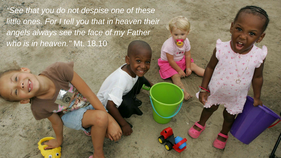 Children quote Mt. 18.10